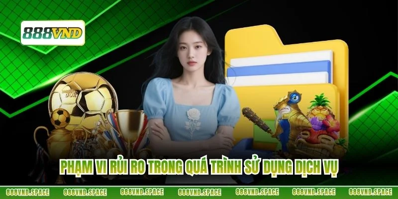 Phạm vi rủi ro trong quá trình sử dụng dịch vụ