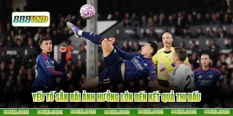 Yếu tố sân bãi ảnh hưởng lớn đến kết quả thi đấu